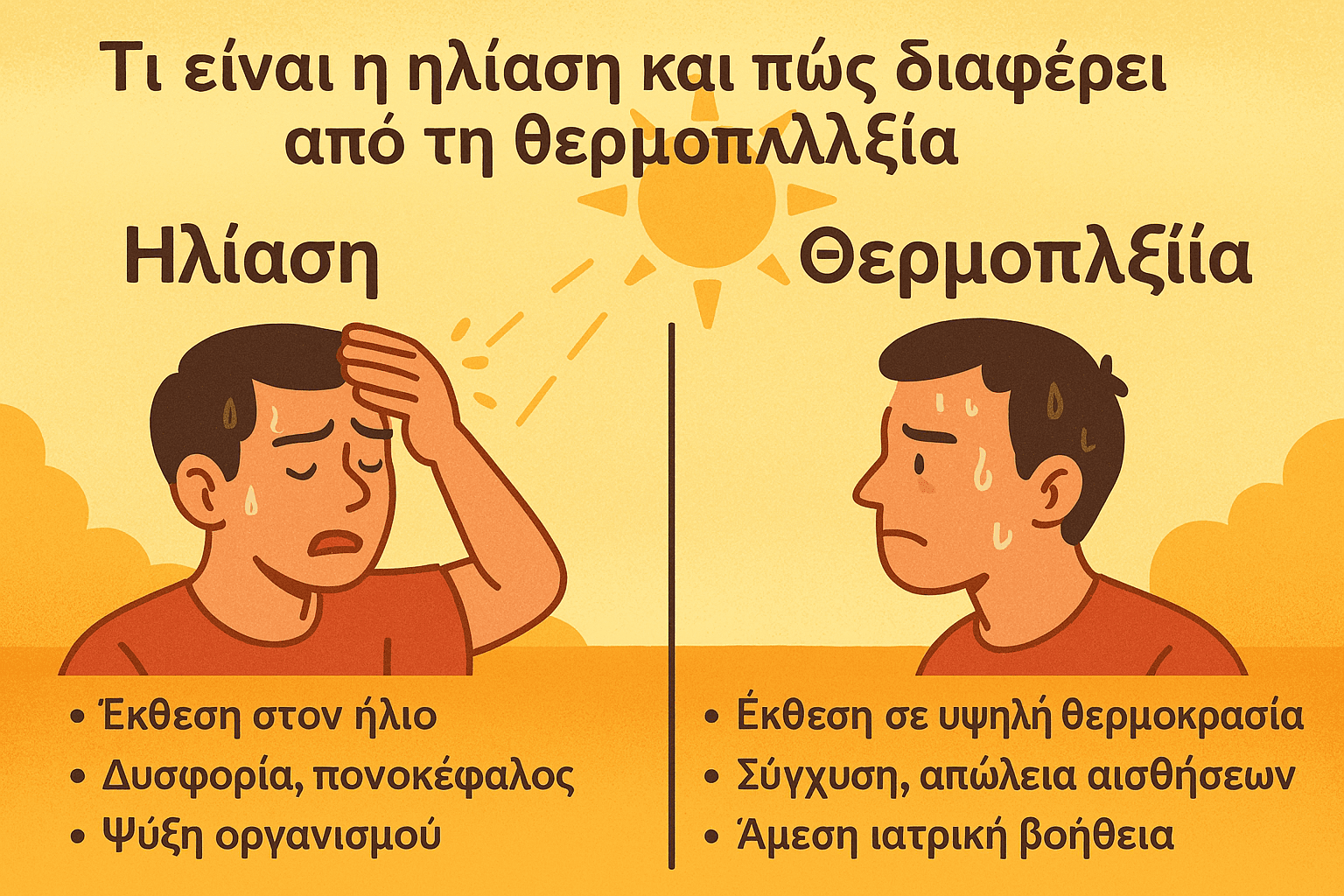 Ηλίαση vs Θερμοπληξία